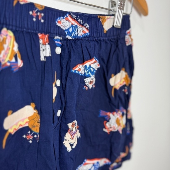 Old Navy Blue Dog Print Women’s Pajama Set (Small) - Picture 3 of 8